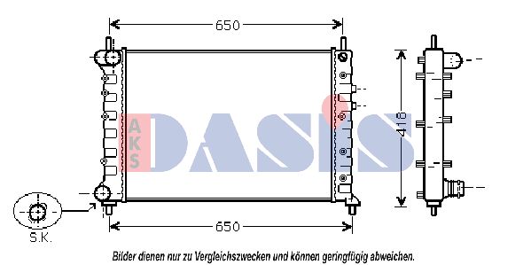 AKS DASIS Radiators, Motora dzesēšanas sistēma 300000N